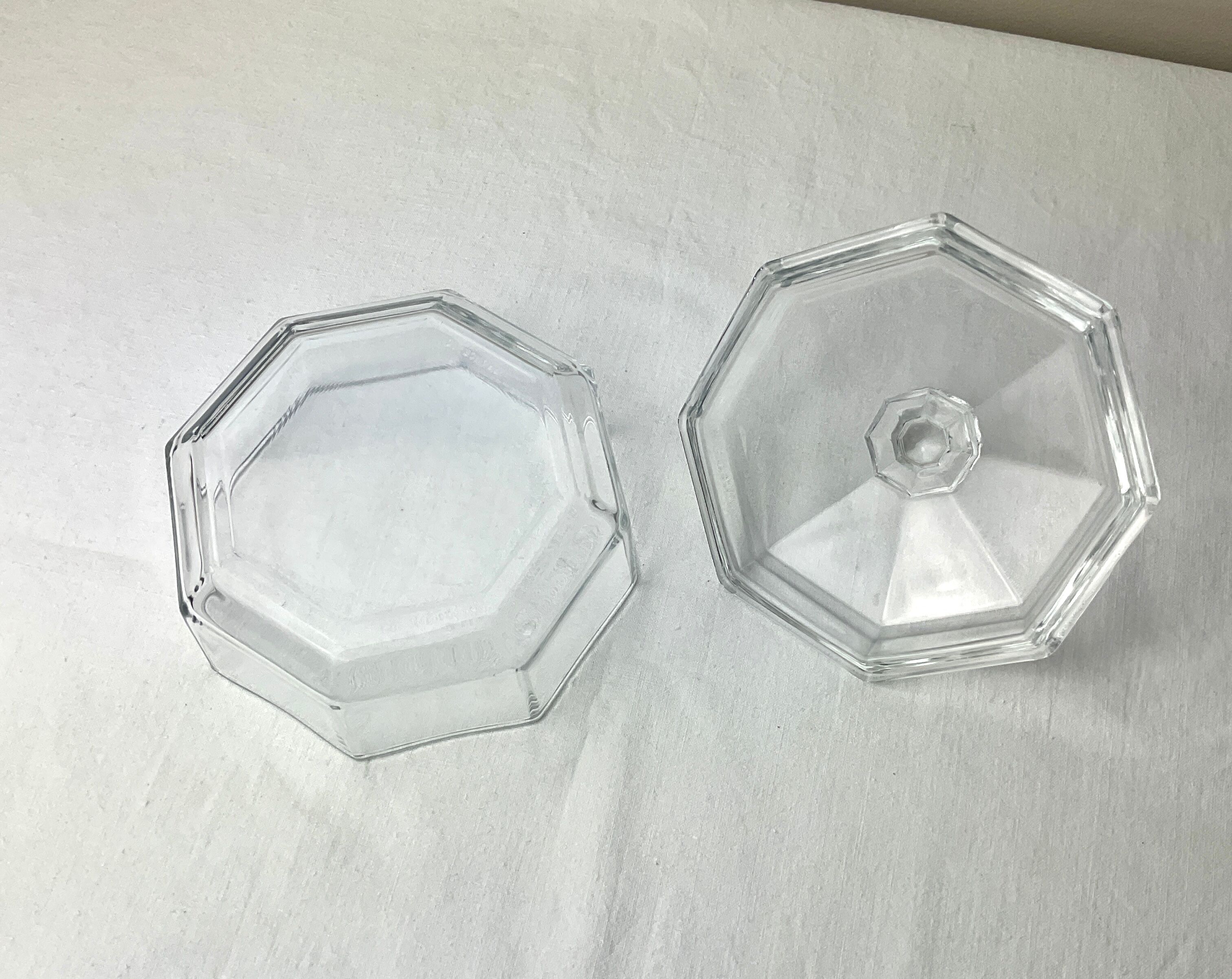 Sugar candy octagonal glass Arcoroc