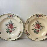 Set of 7 half-hollow plates Villeroy and Boch Mettlach 1562