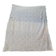 vintage crochet plaid blanket 208 193 ecru color