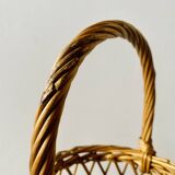 Vintage wicker basket