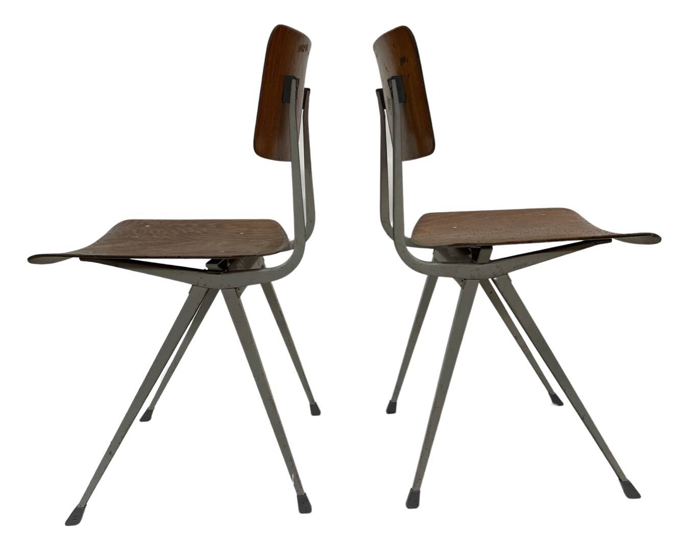 Dutch Result Chairs by Friso Kramer for Ahrend De Cirkel, 1960s, Set of 4