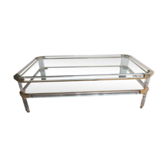 Plexiglas showcase coffee table