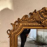 Miroir doré ancien