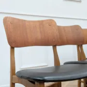 Set of 4 Danish teak chairs, 1960s