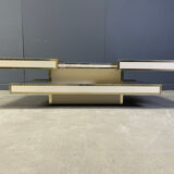 Vintage coffee table by Willy Rizzo for Mario Sabot, 1970s