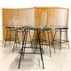 Wire barstools by Harry Bertoia for Knoll, 1960