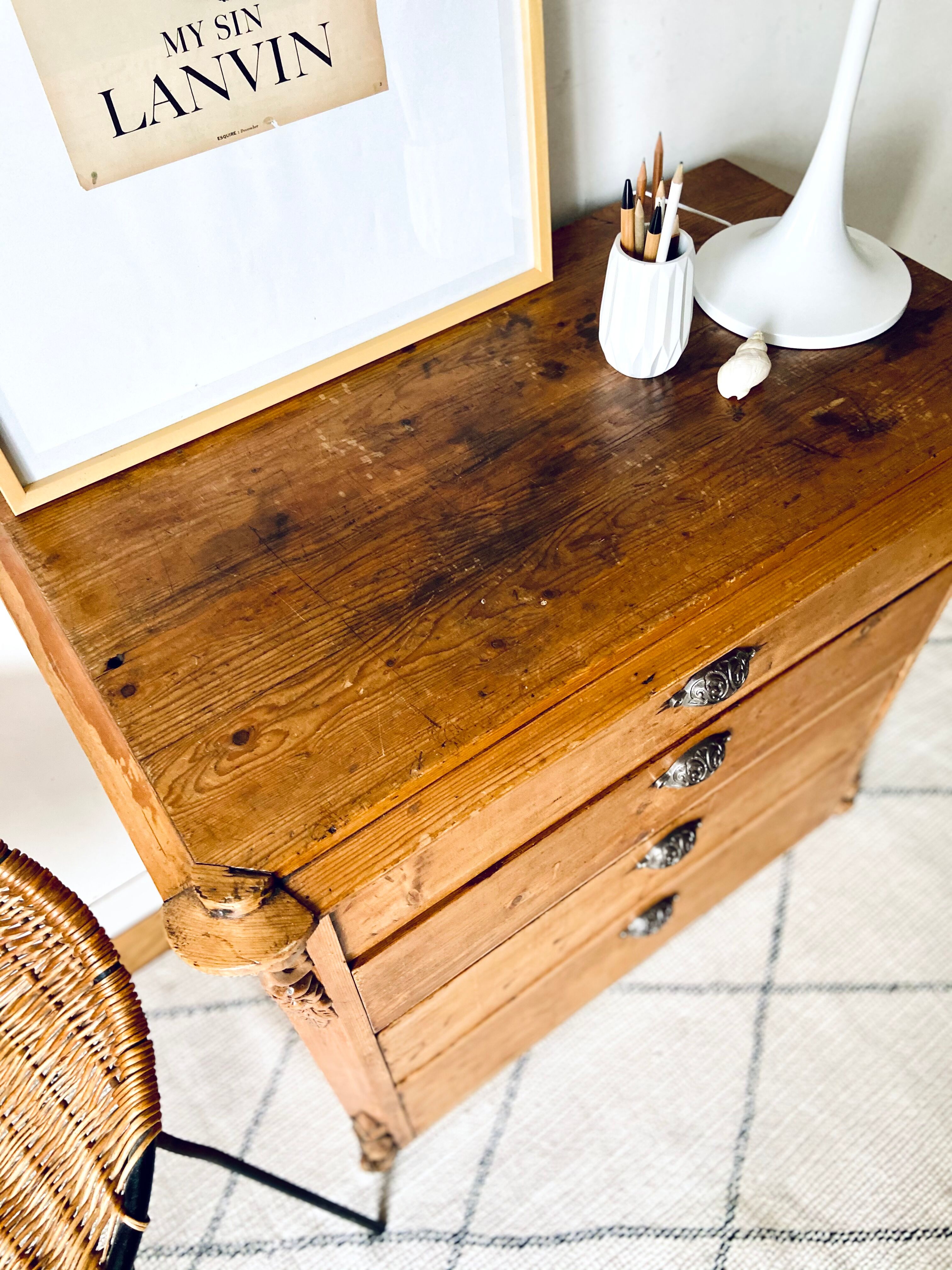 Old counter furniture - chest of drawers