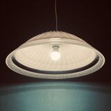 Vintage Italian pink Murano glass chandelier, 1970s.