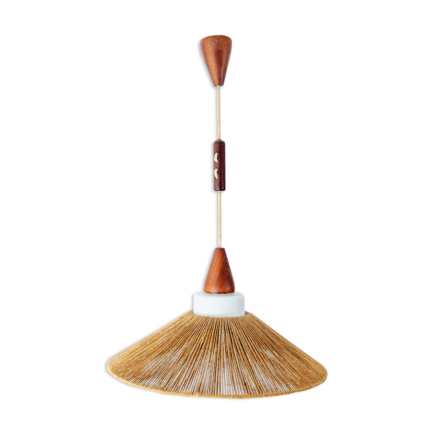 Temde Teak Pendant Light
