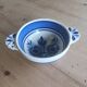 Antique art earthenware ear bowl