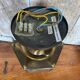 Antique brass lantern ceiling light + 6 faceted beveled glass vintage