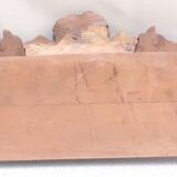 Pediment carved in walnut