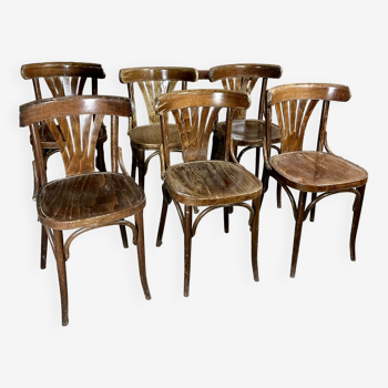 Bistro chairs (series of 6) 50s
