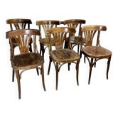 Bistro chairs (series of 6) 50s