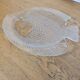 Large fish platter in transparent glass ARCOROC