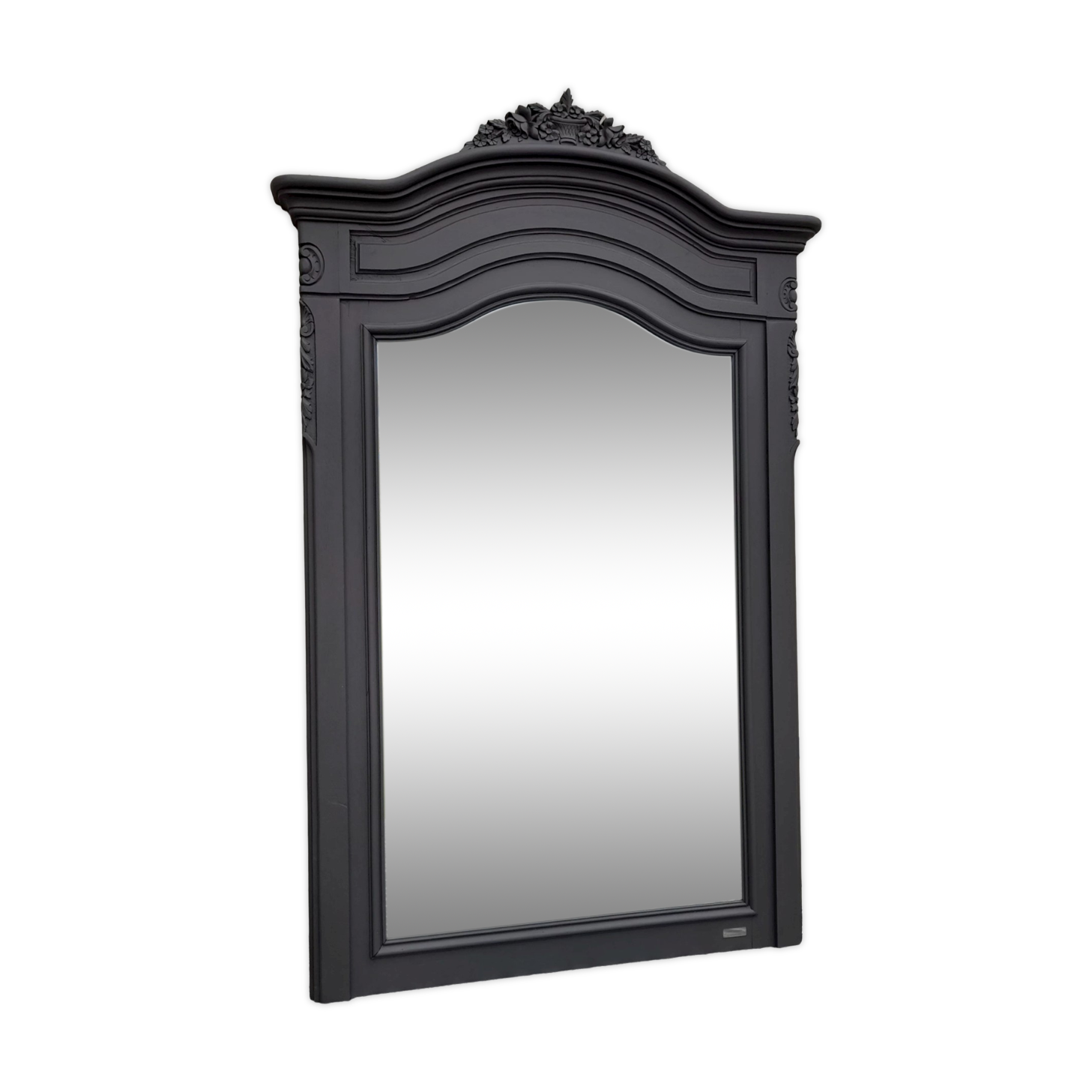 Bevelled antique mirror  97x151cm