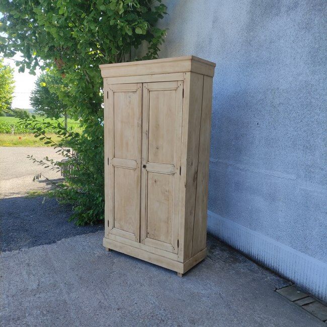 Natural wood cabinet