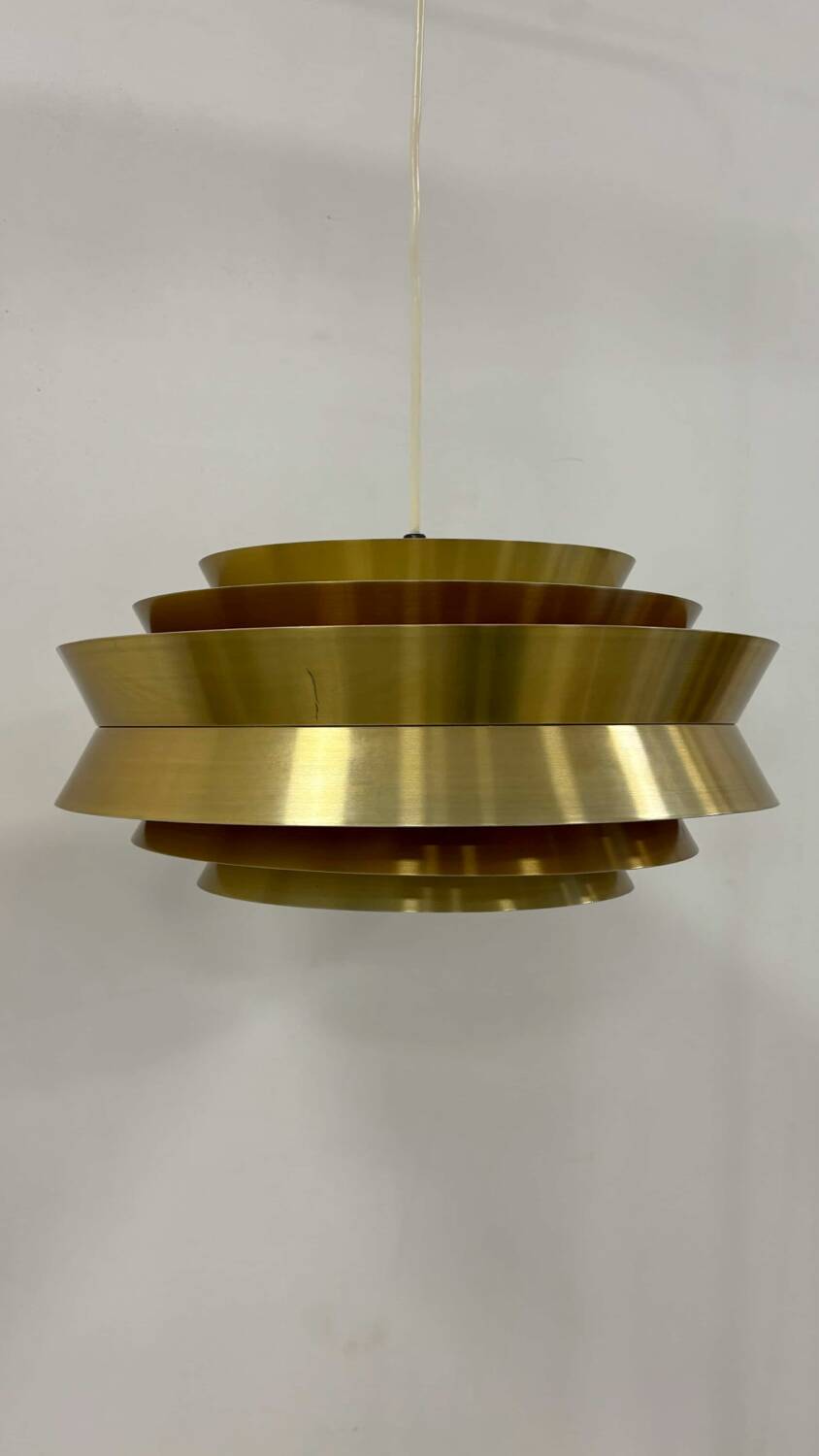 Suspension vintage en laiton