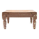 Antique Bajot stool in weathered wood: richly patinated decorative table.