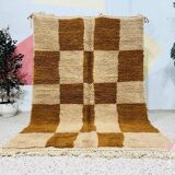 Handmade Boujad Berber rug in wool, 150/250cm