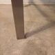 Table basse design vintage verre fumé