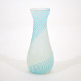 Vase en verre de Murano 'Mezza Filigrana' Par Dino Martens Pour Aureliano Toso