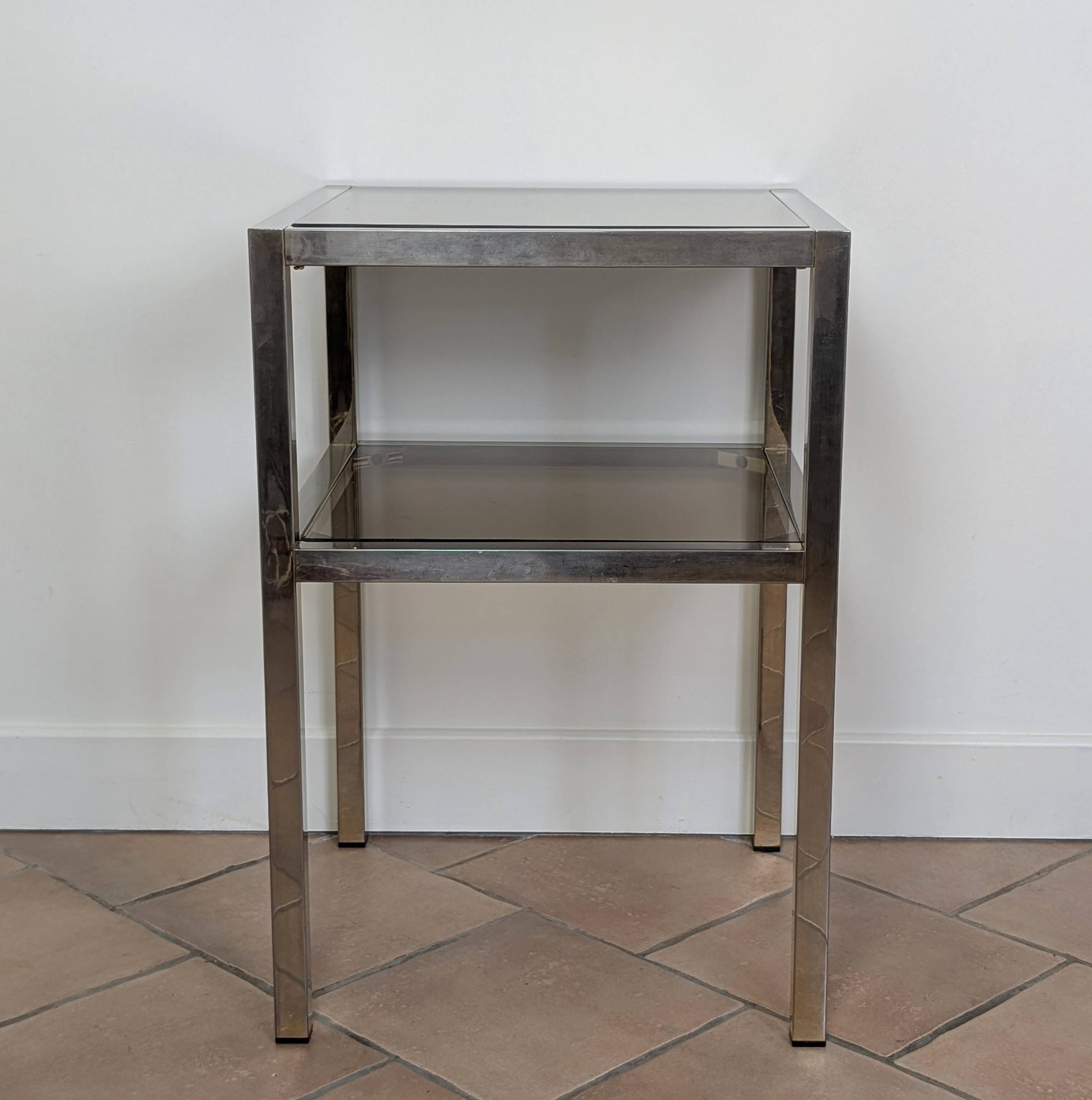 Chrome side tables/occasional tables