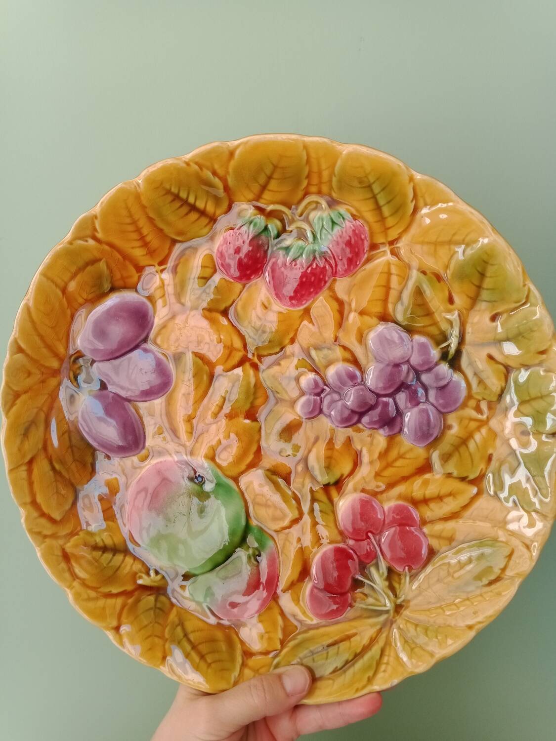 Sarreguemines slip dish