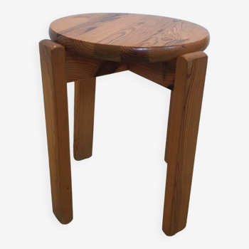 Pine chalet stool