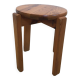 Pine chalet stool
