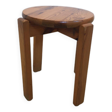 Tabouret chalet en pin