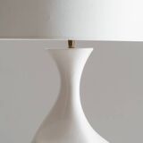 GALIBERT WHITE CERAMIC LAMP, 1960s