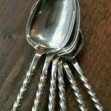 6 Christofle soup spoons