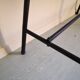 Scandinavian desk, 80s wood and metal