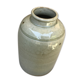 Stoneware mustard jar