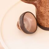 Wabi Sabi spirit elongated stoneware teapot