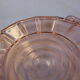 Plat rond en verre rose