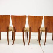 1950s Jindrich Halabala Dining Chairs H-214 for UP Závody, Set of 4