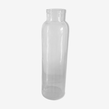 Transparent glass bottle deco diversion
