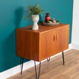 Retro Teak G Plan Fresco Sideboard TV Cabinet Drinks Cabinet By Victor Wilkins