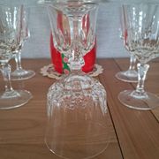 6 verres à vin blanc en cristal d arques Modèle Germain