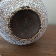 Brutalist fat lava round vase | West Germany 60s/70s