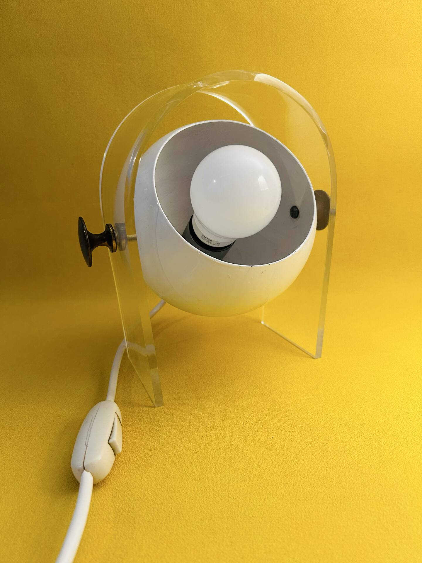 Lampe Massive Eye Ball Space Age Atomic, France années 70