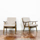 Paire de fauteuils du milieu du siècle années 1960