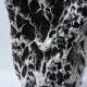 "Marius GIUGE Vallauris" Vase on pedestal with lava decoration 20th century
