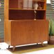High buffet Biblitheque compass feet U 450 by Jiri Jiroutek for Interier Praha 1960