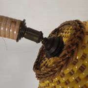 Lampe sur pied en bambou, années 1950