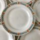 lot of 6 hollow plates Terre de Fer St Amand model "Molière" XXth