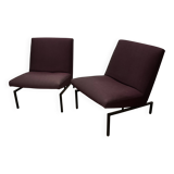 Pair of armchairs by Joseph-André Motte for Steiner