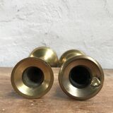Brass candlestick duo